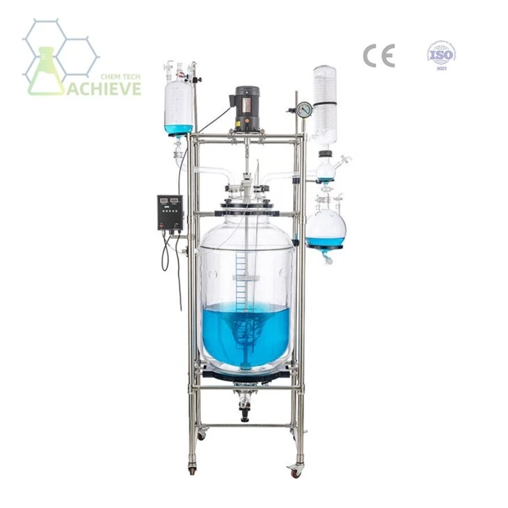 Reattore in vetro da 100 l