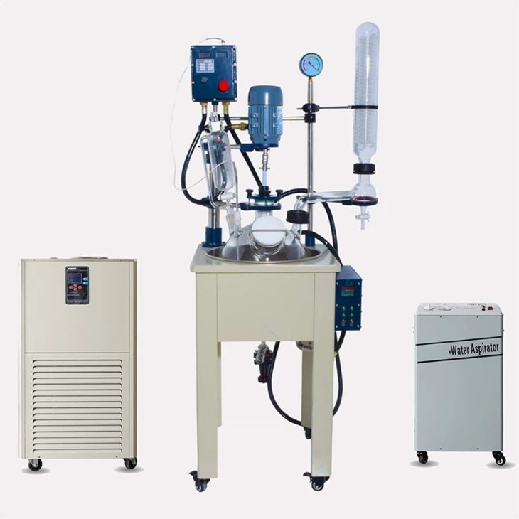 Double Layer Glass Reactor
